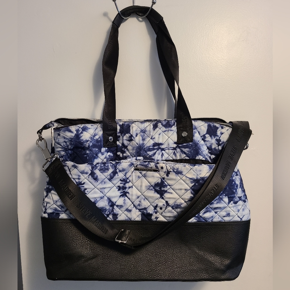 Steve Madden Large Tie Dye Quilted Tote Bag